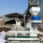 Bbq charcoal packing machine working site