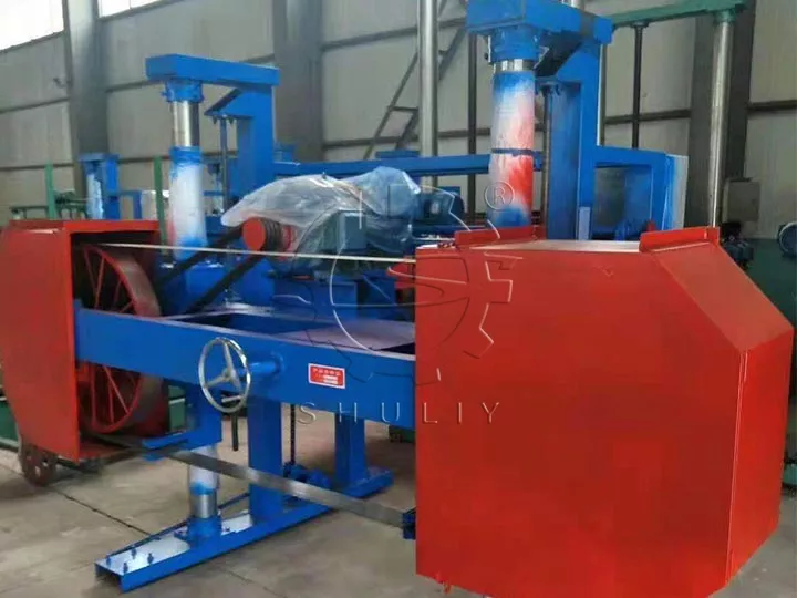 Horizontal wood saw mill machine