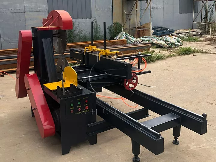 Log saw mill machine