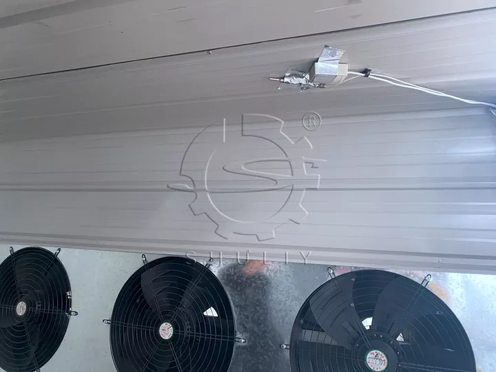 batch charcoal drying machine circulation fan