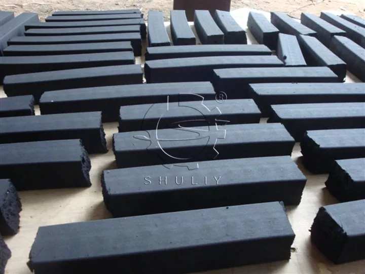 charcoal briquettes production