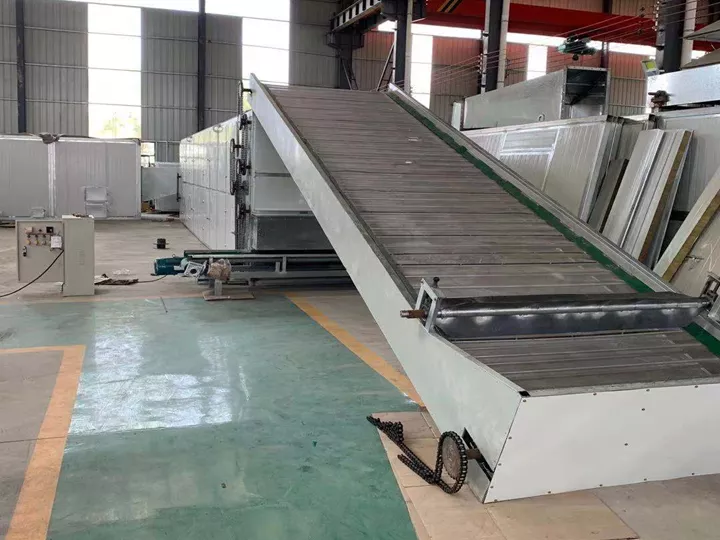 mesh belt drying machine