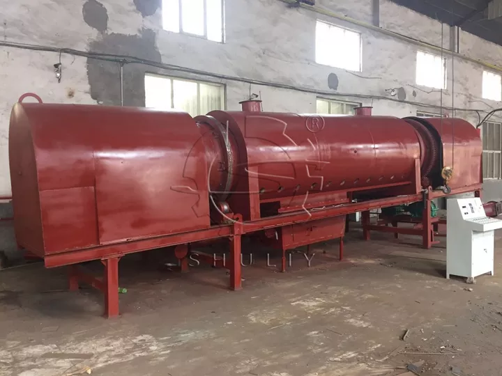 palm kernel shell charcoal machine