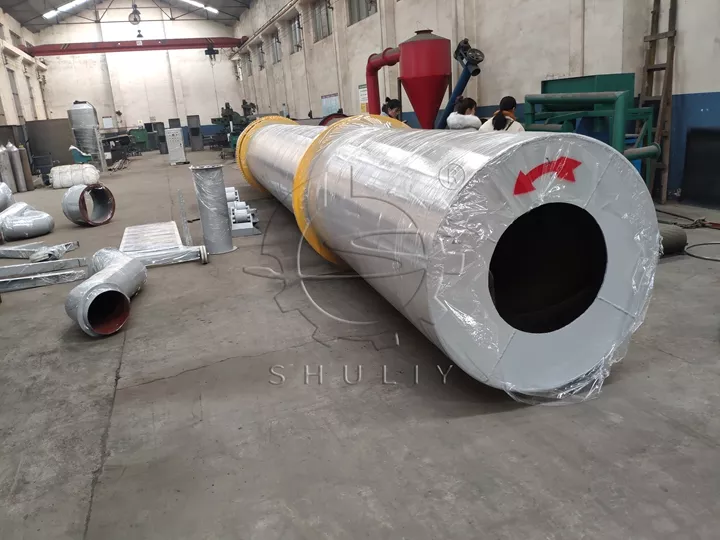 rotary drum dryer packaging site