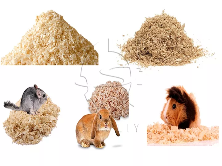 Productos terminados utilizados como nidos de animales.