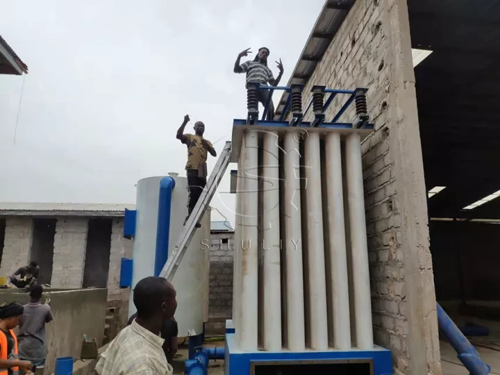 Sitio de instalación en Guinea