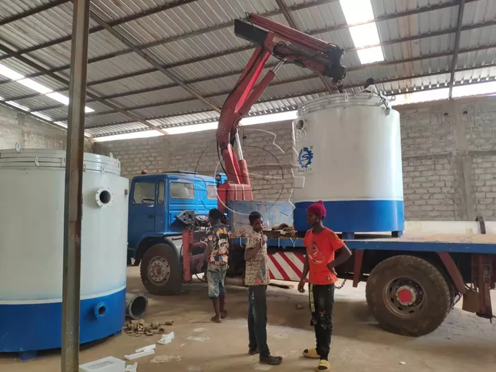 installation de fours de carbonisation de charbon de bois