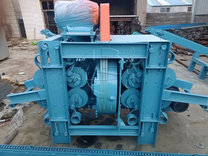 vertical debarking machine