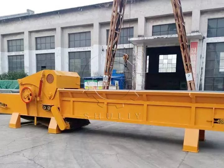 wood waste crusher sent to Bulgaria