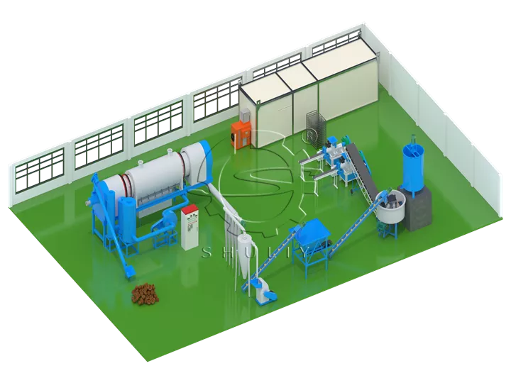 planta de procesamiento de briquetas de carbón