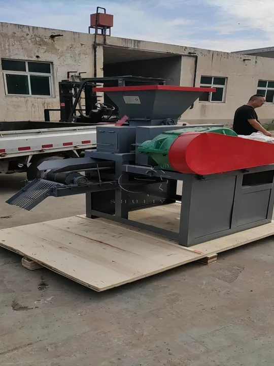 BBQ charcoal press machine