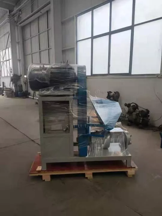 sawdust briquetting machine packing site