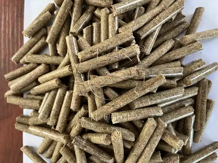 producción de pellets