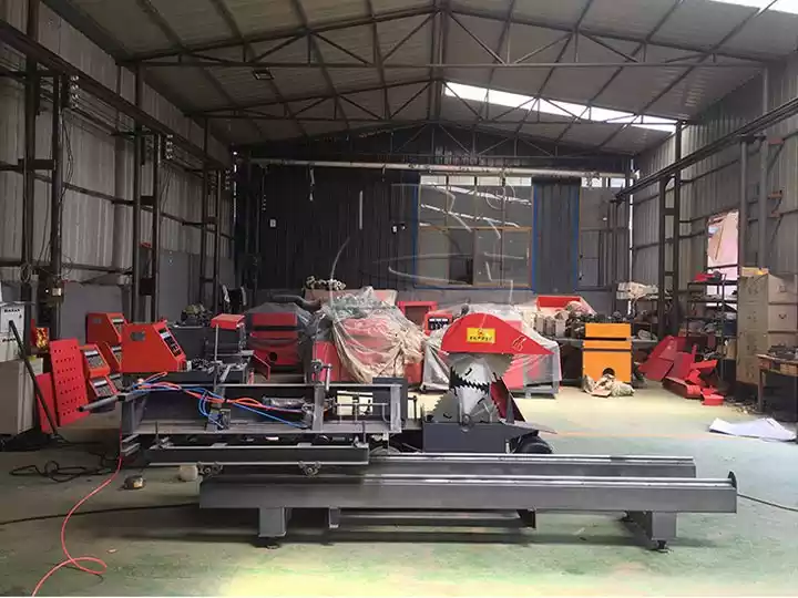 log saw wood processing machine