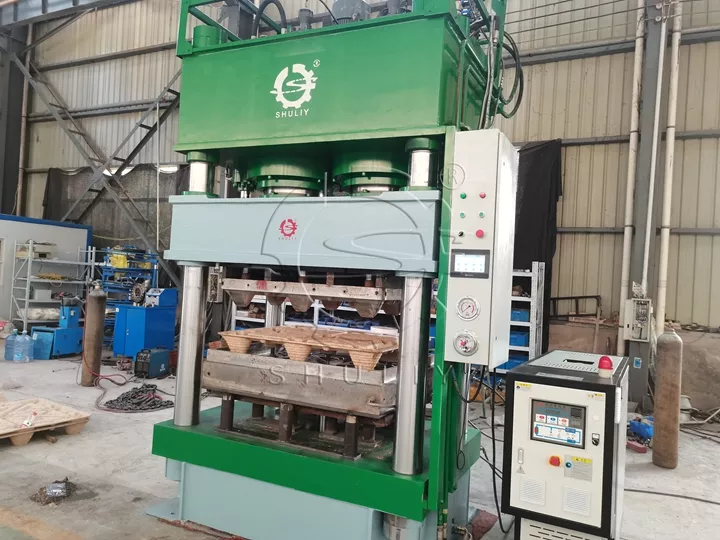 compressed pallet molding machine