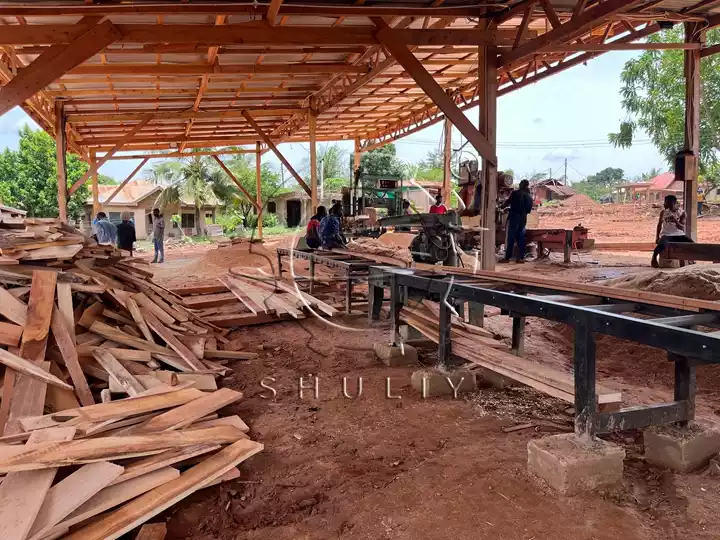 chantier au Ghana