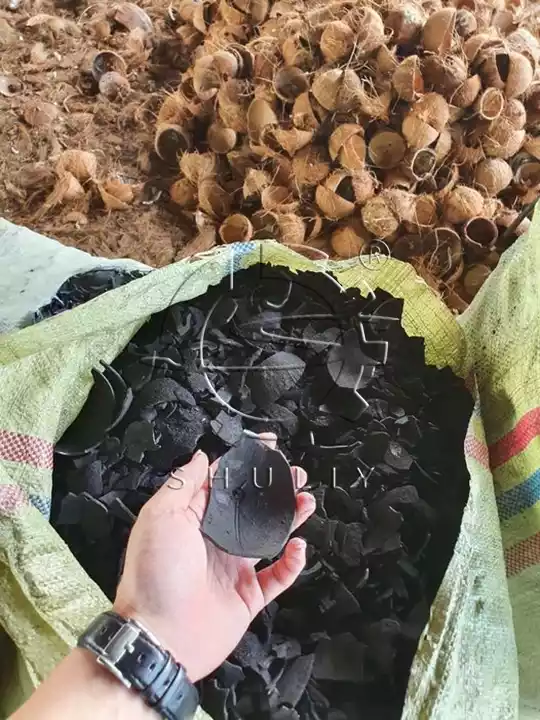 carbonize to charcoal