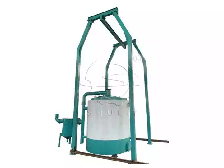 hoist type charring furnace