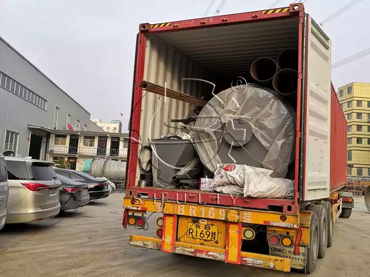 wood charcoal equipment to Turkey