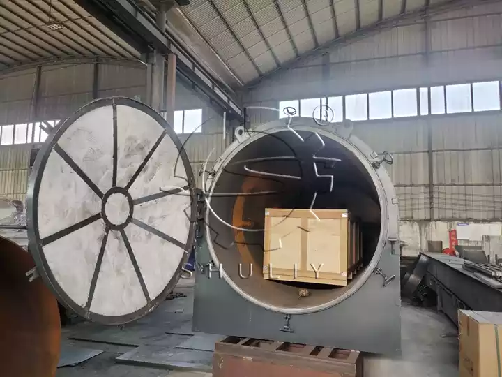 horizontal biomass carbonizer