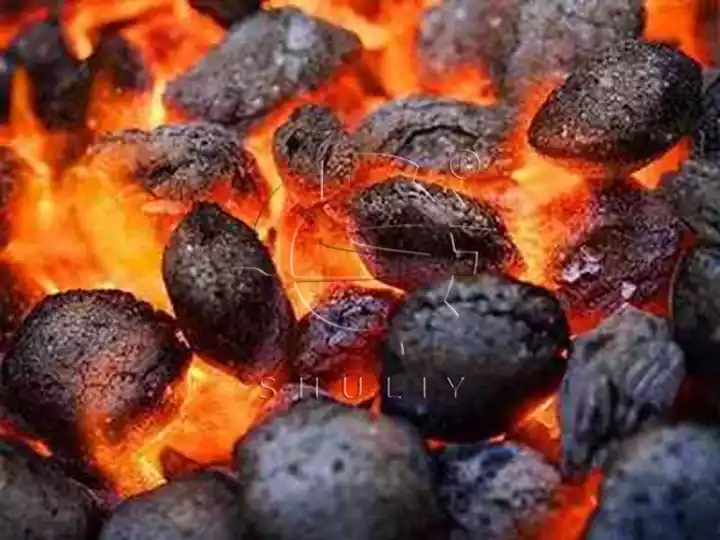 BBQ charcoal ball briquettes