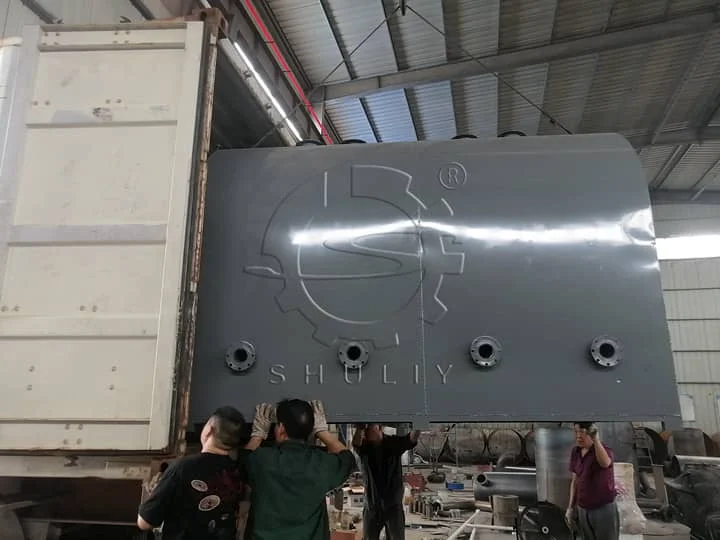 loading carbon furnace