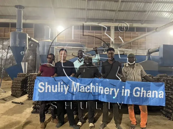 biomass briquetting production line in Ghana