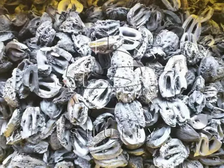 walnut shell charcoal