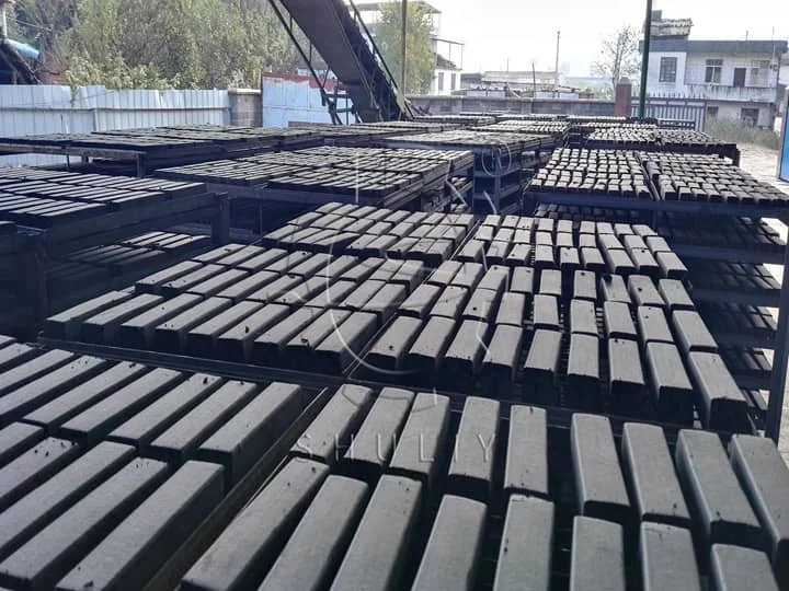 briquette de charbon de biomasse