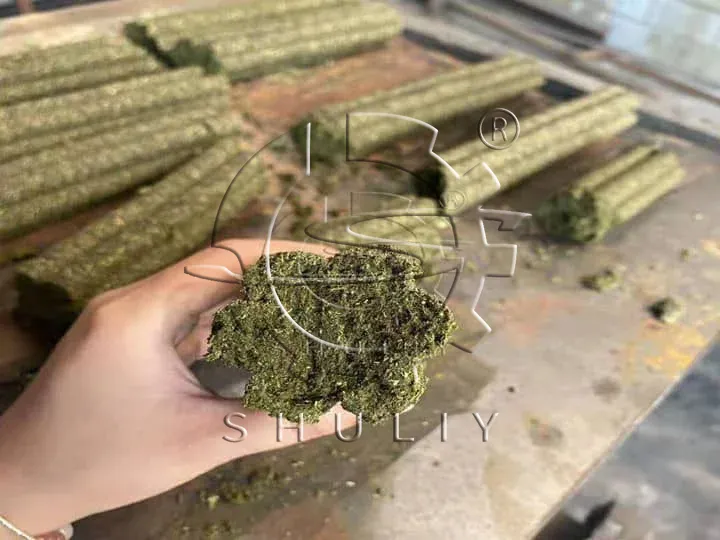 briquette de combustible de biomasse façonnée