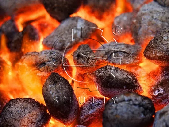 Bola de carbón para barbacoas