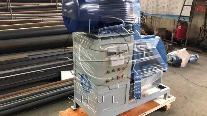 packing of the biomass briquette press